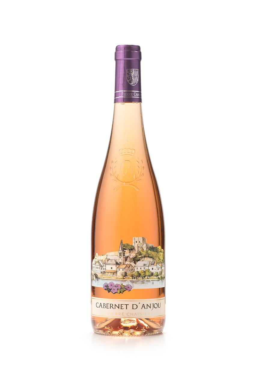 Вино Каберне д'Анжу, AOP, розовое, полусладкое, 0.75л